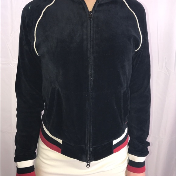 Tommy Hilfiger Sweaters - 🍁SALE🍁Tommy Hilfiger velour zip up.