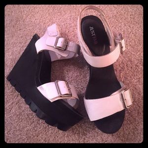 Wedged heels