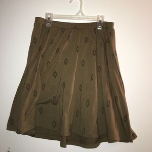 olive skirt