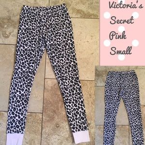 Victoria's Secret PINK Leopard Pj pants Small