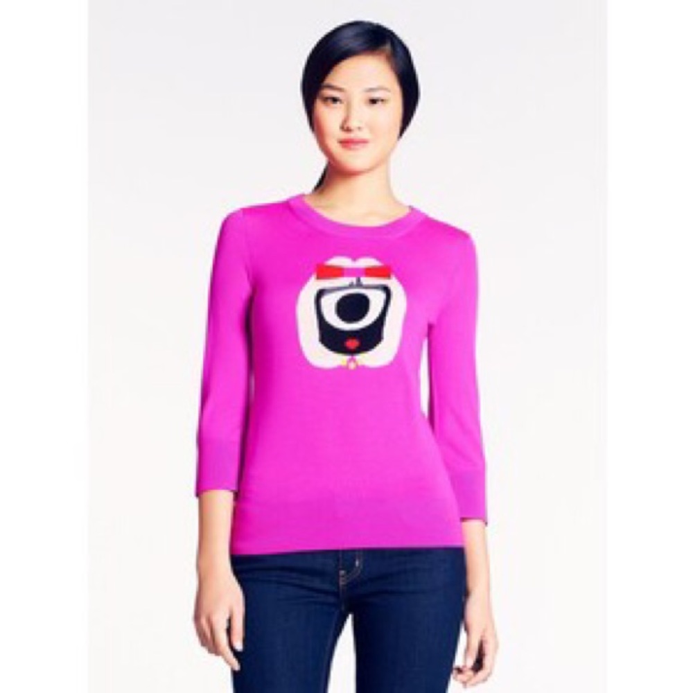 kate spade darcel sweater pink