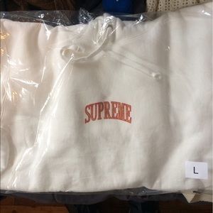 Supreme glitter arc hooded sweatshirt