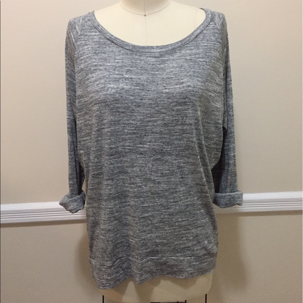 2 for $15 TNA-Aritzia raglan heather grey shirt