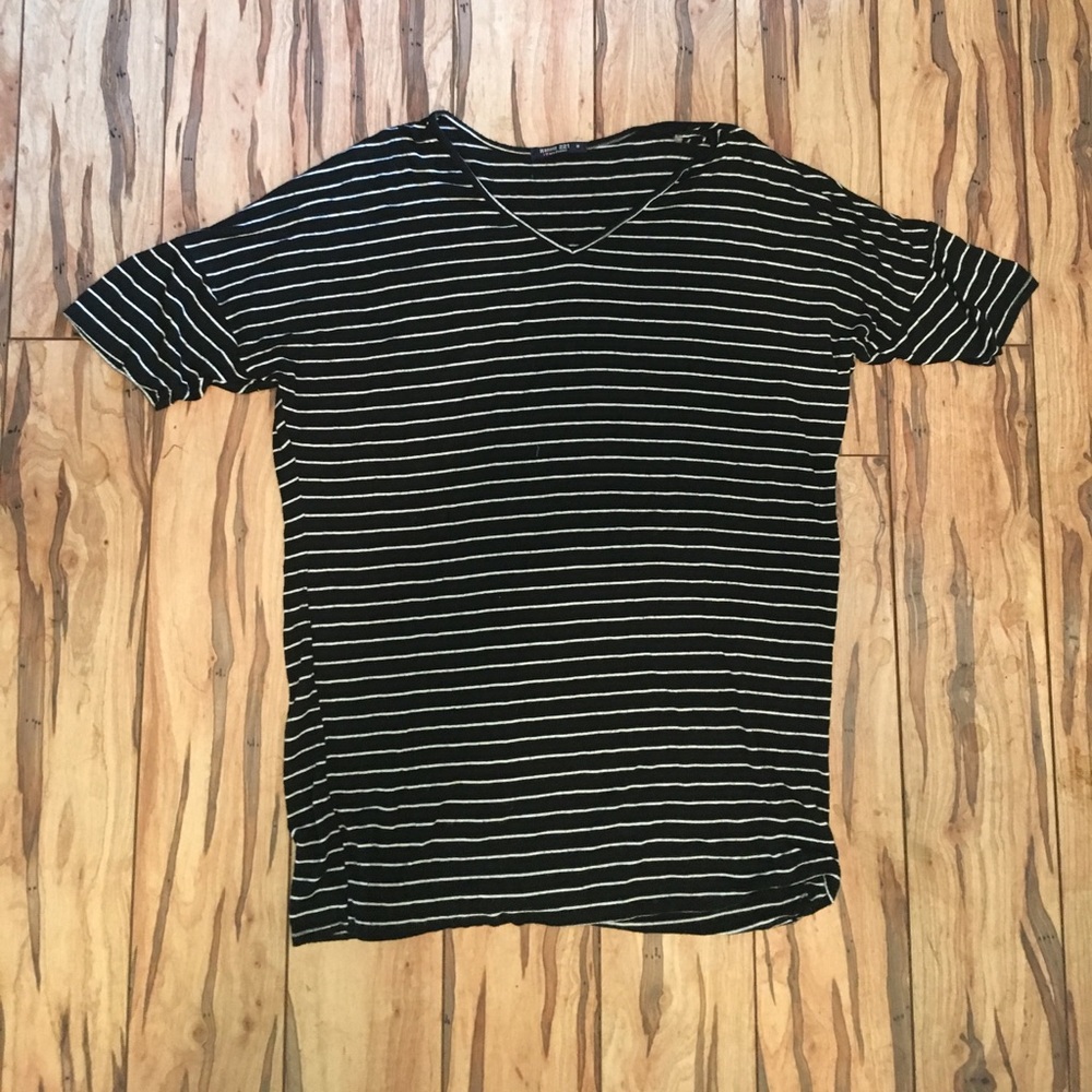 Hanger 221 black and white striped dress!