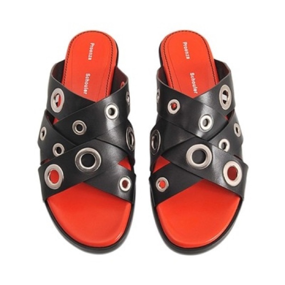 Proenza Schouler Slides with Rivets