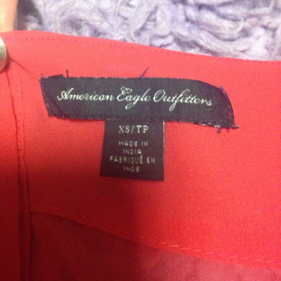 American Eagle Outfitters Tops - AE Red Blouse American Eagle Outfitters Tops - AE Red Blouse