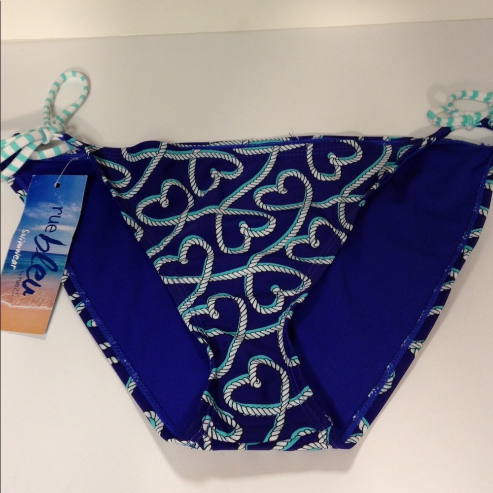 Rue bleu Rue 21 size small bikini bottom blue