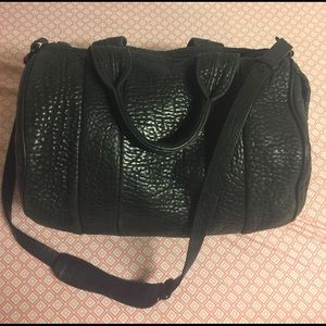 Alexander Wang Rocco Pebbled Black