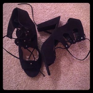 Lace up heels