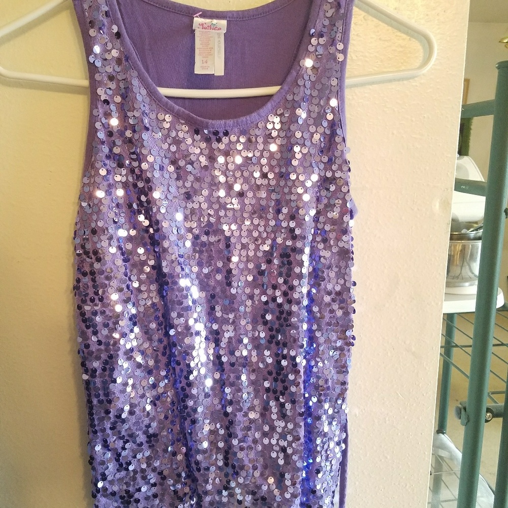 Justice size 14 tank