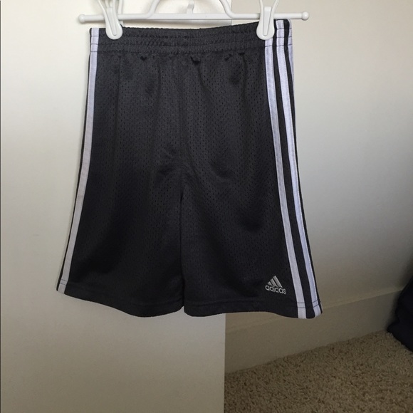 boys grey adidas shorts