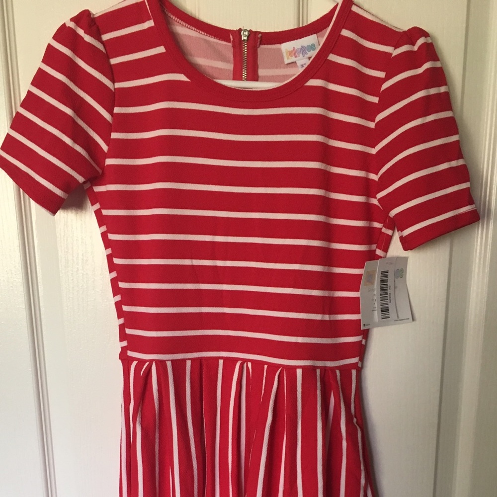 LulaRoe Amelia striped dress