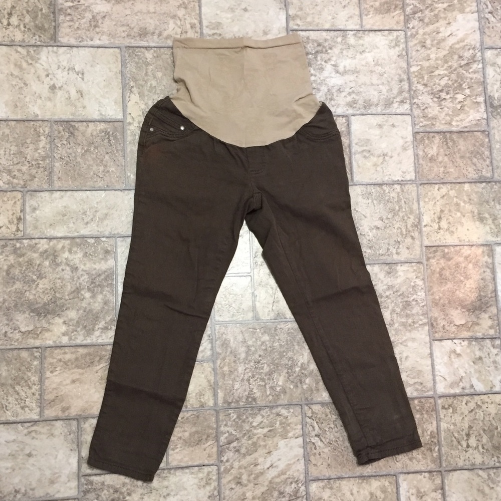 Jessica Simpson maternity cropped skinny jeans
