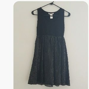Alice + Olivia Black mini dress