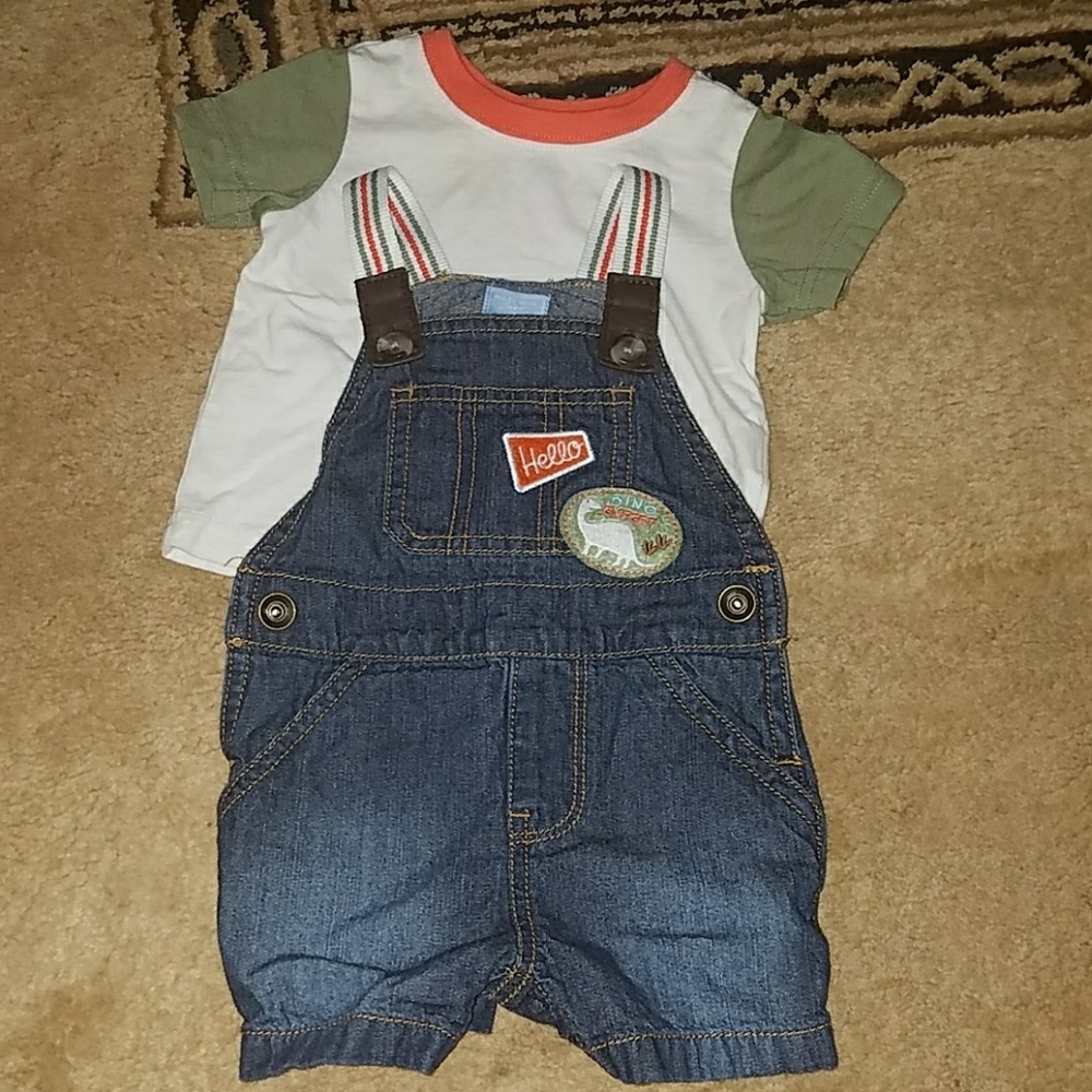 Children's place overall outfit
