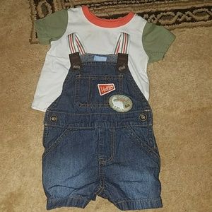 Children's place overall outfit