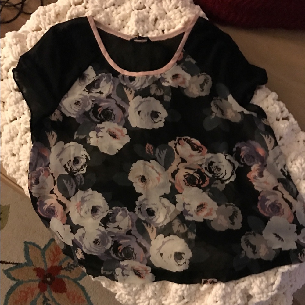Flowered blouse