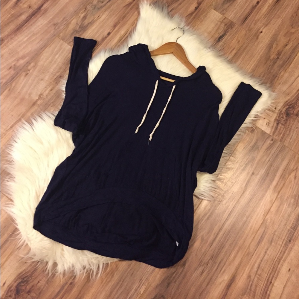 Navy Blue light and thin hoodie