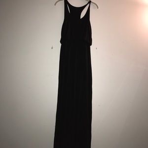 Black maxi dress