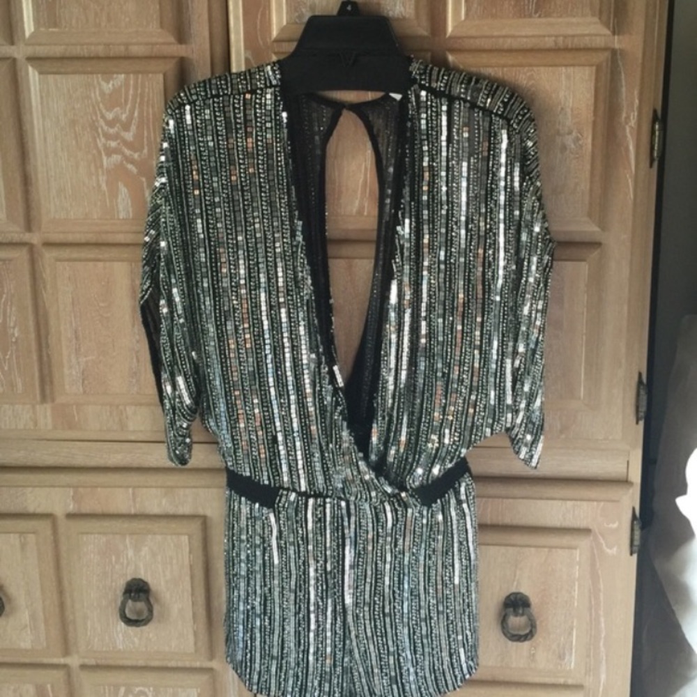 Parker sequin romper