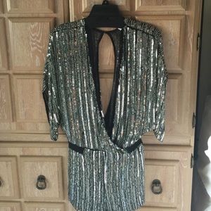 Parker sequin romper