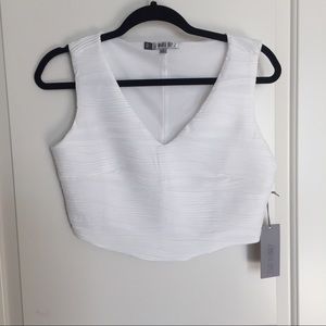 White Crop Top