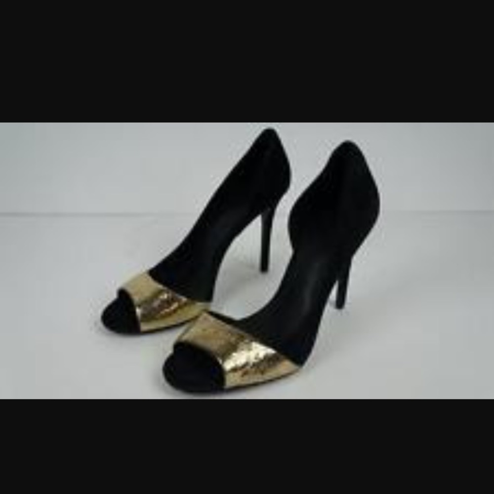 SOLD. SOLD. Coach lytton open toe heels