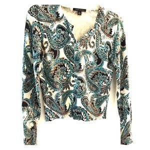 Banana Republic Paisley Cardigan