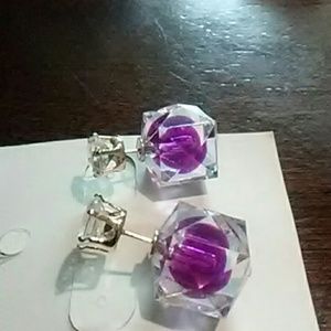 Double sided earrings