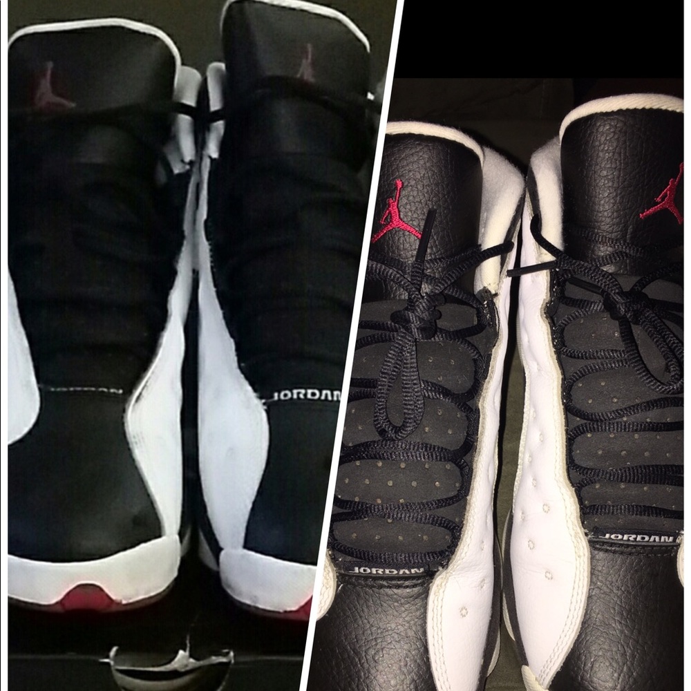 Real on the left fakes on the right ... 😂