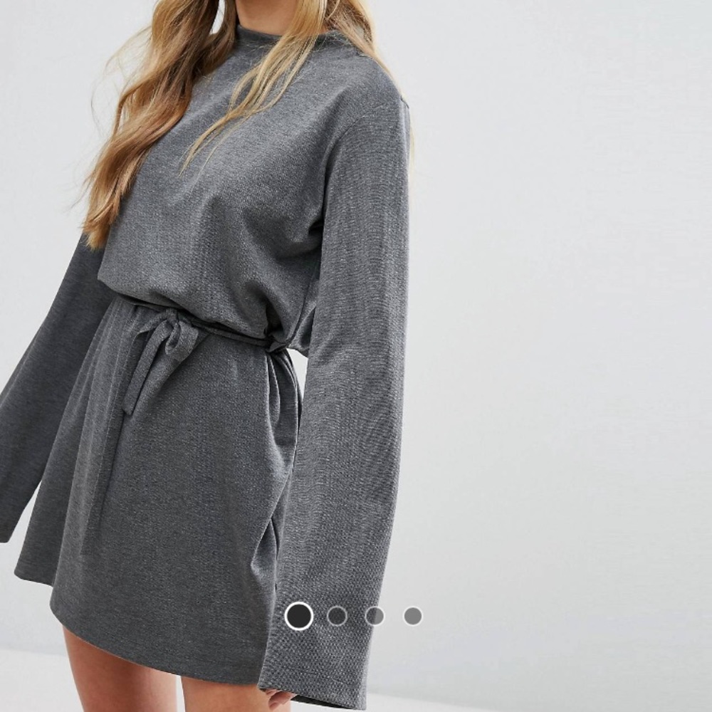 Extra Long Sleeve Shirt Dress