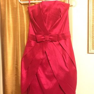 Hot pink dress