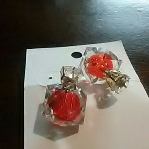 Double sided earrings