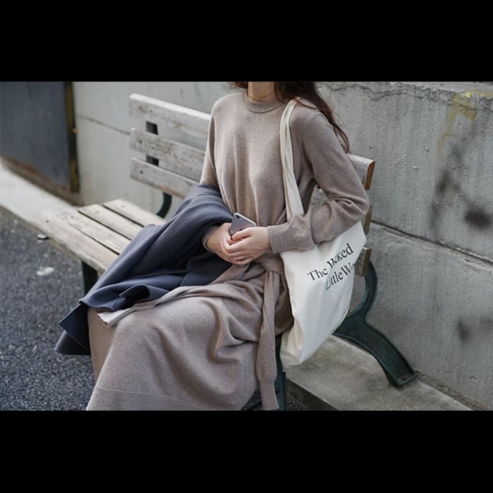 Brand new wood&cashmere one-piece sweater dress