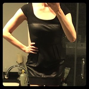 BCBG mini faux leather dress
