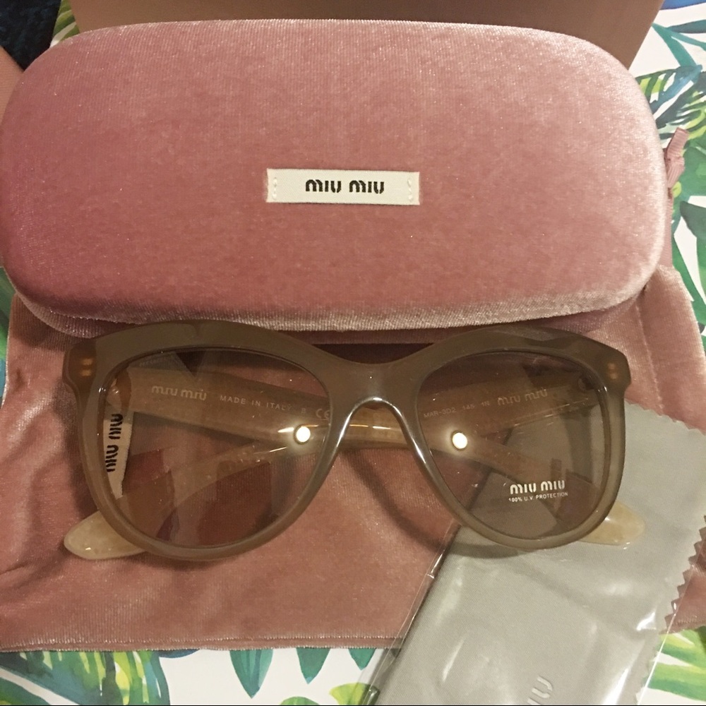 Miu Miu Crystal Rock Sunglasses - SMU 10PS