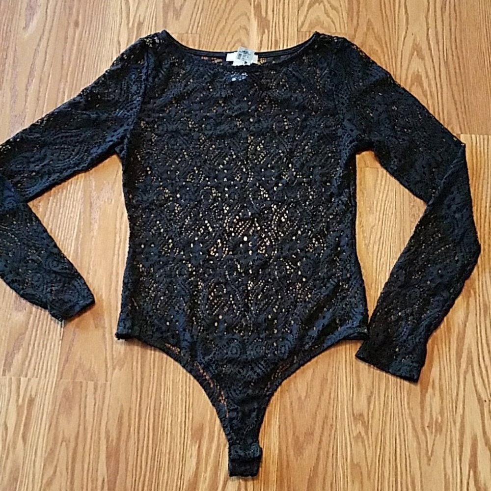 Black Lace Bodysuit