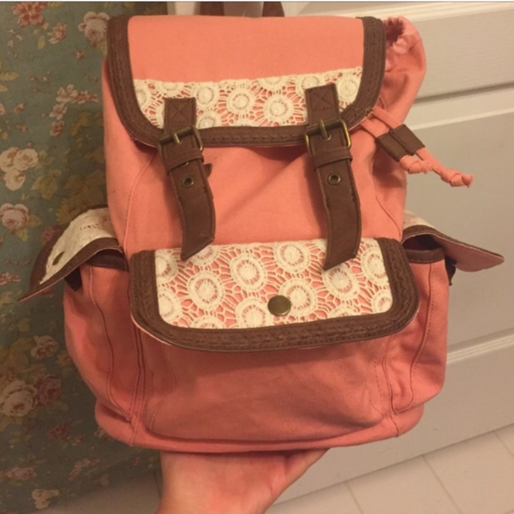Coral Bookbag