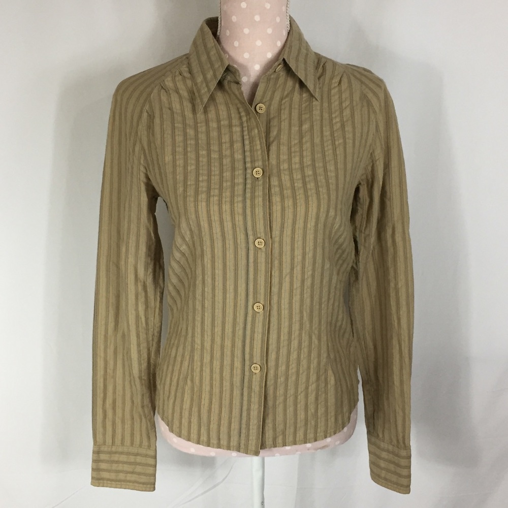 BKE Denim Button Down Shirt Size M