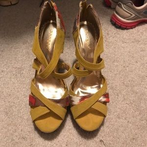 Bamboo platform wedges