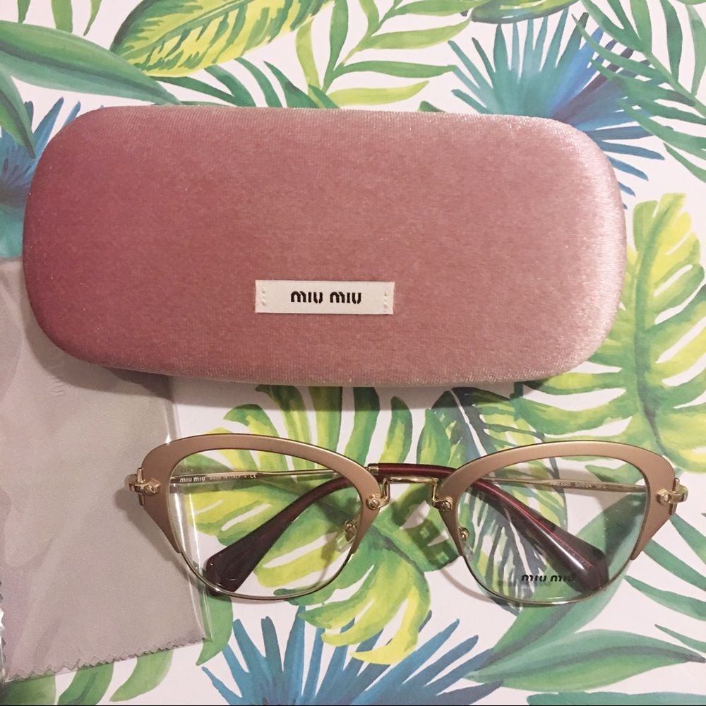 Miu Miu Cat Eye SMU53OV Optical Glasses