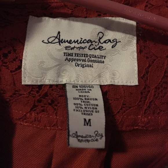 American rag jacket on burnt orange. - Picture 6 of 6