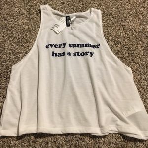 Every Summer Has A Story Crop Top