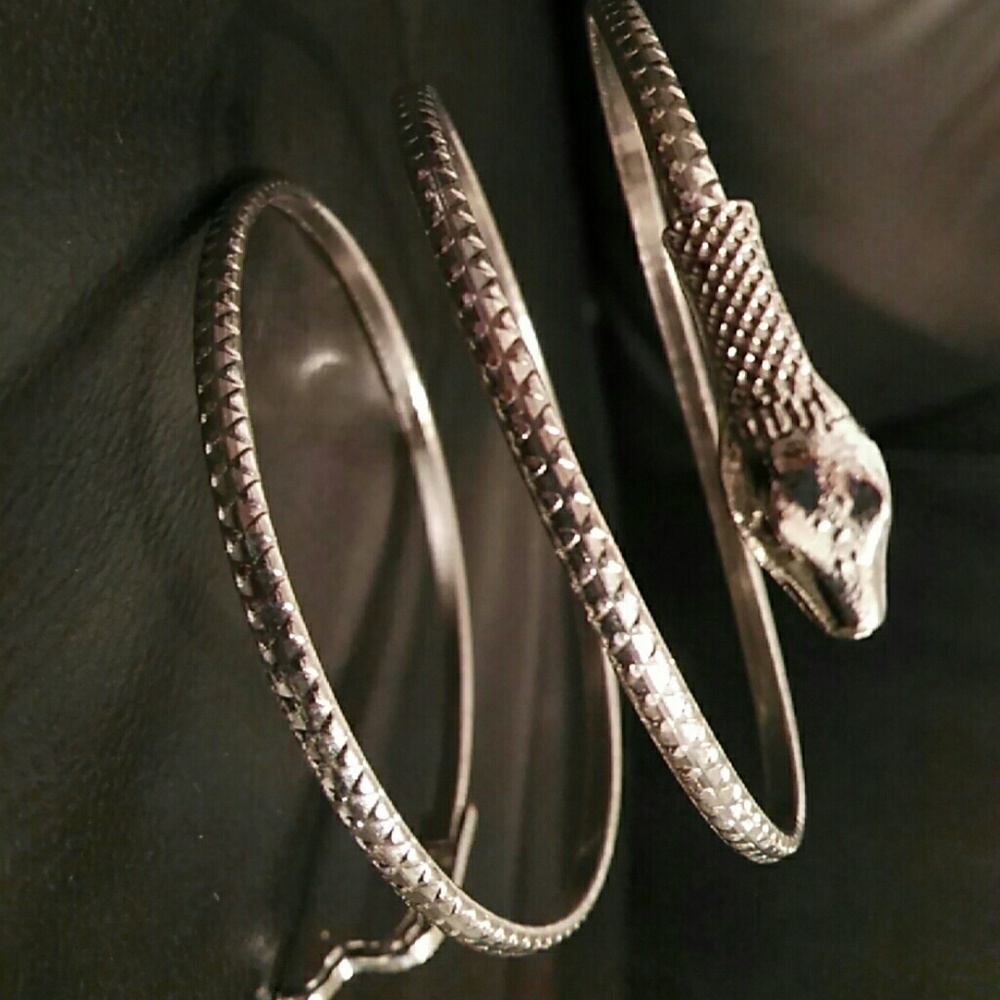 Silver Snake Bracelet
