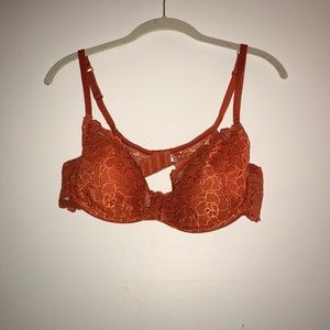 Lacey orange bra