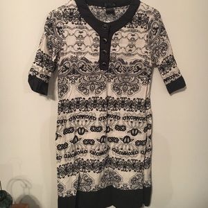 Black and Cream dress