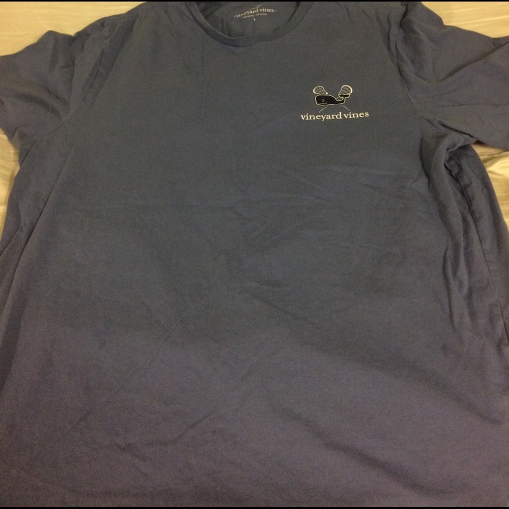 Vineyard vines blue Lacrosse t-shirt size large