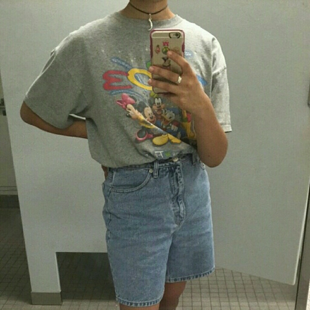 Vintage 90s jean shorts