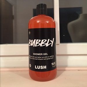 Lush cosmetics bubbly shower gel