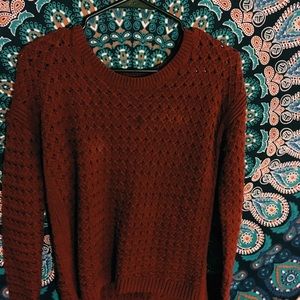 Red Wine color sweater from Forever 21!